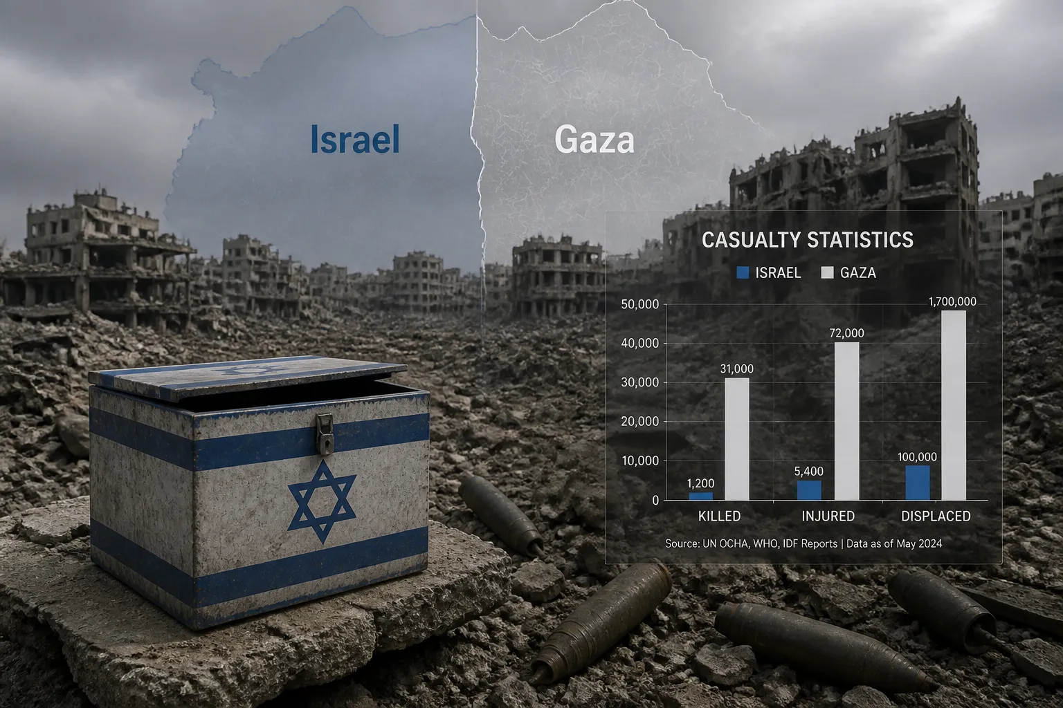 Israels Gaza War Deepens Political Polarization, Polls Show Netanyahu Losing Public Support