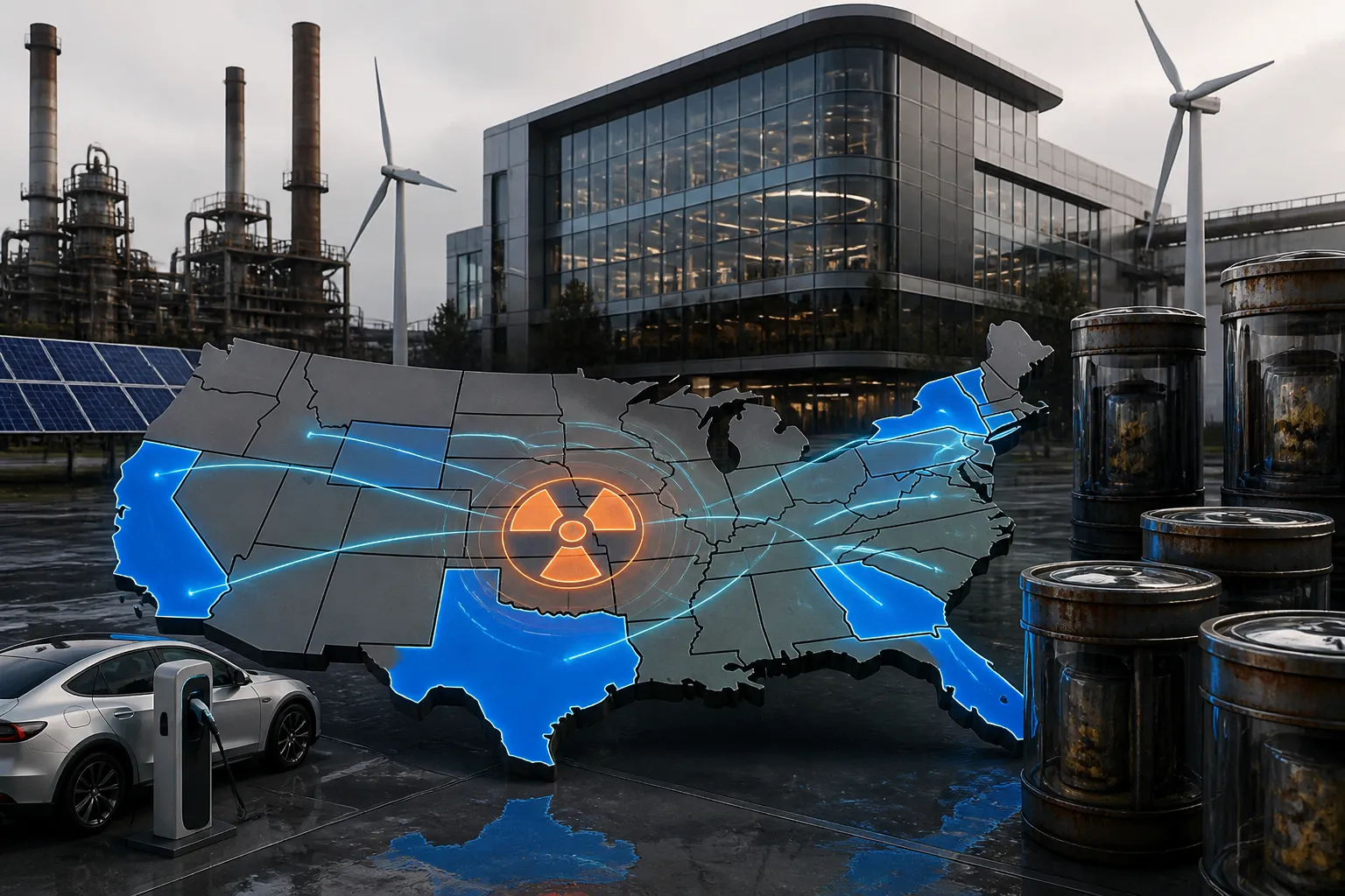 Five States Compete to Host U.S. Nuclear Lifecycle Innovation Campuses, Each Proposing Different Waste-Disposal Plans