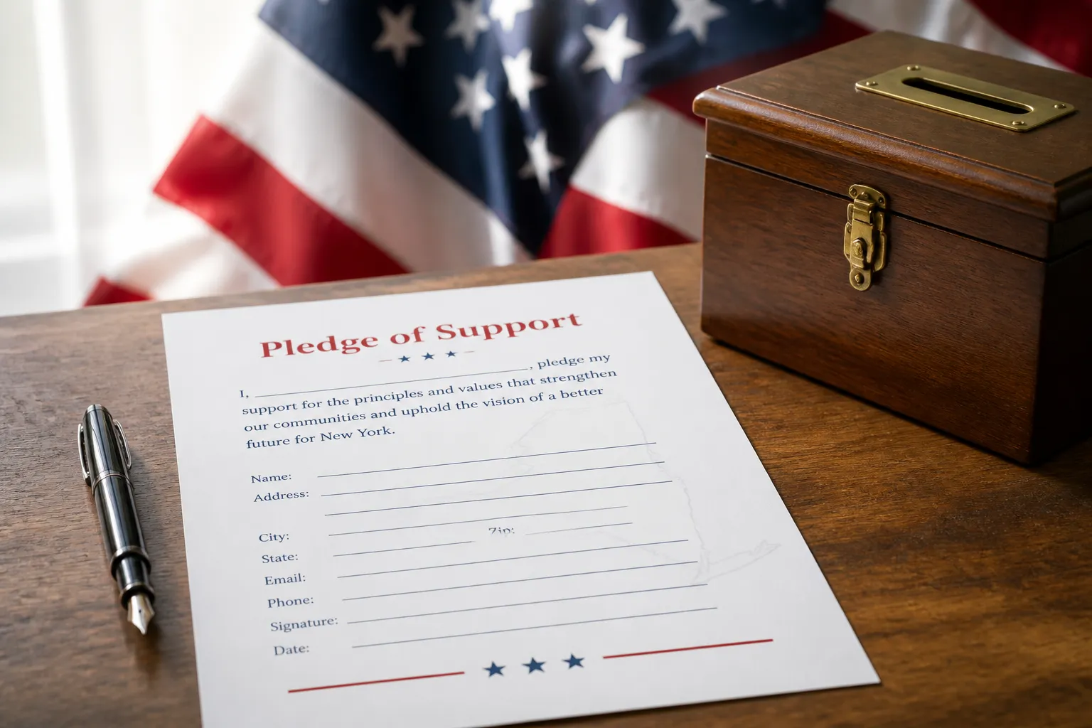 Blake Gendebien Signs Promise to America Pledge Amid Tight NY-21 Race