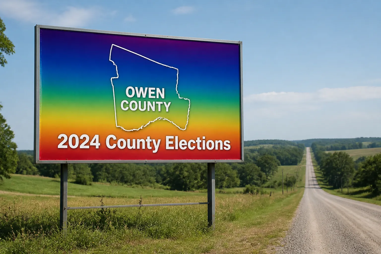 Stonewall Democrats Launch First Billboards in Owen County to Promote LGBTQ+ Candidates